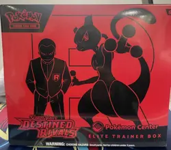 Pokemon Destined Rivals Pokemon Center Exclusive ETB Factory Sealed - Image 1
