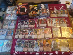 Bandai Naruto Collectible Card Game CCG Card Lot - Image 1