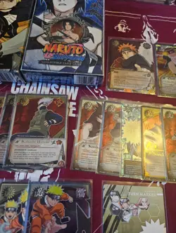 Bandai Naruto Collectible Card Game CCG Card Lot - Image 4