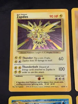 Vintage Rare Holo Pokemon Card Lot 1999/2000 - Base Set, Jungle, Fossil - MP/HP - Image 2