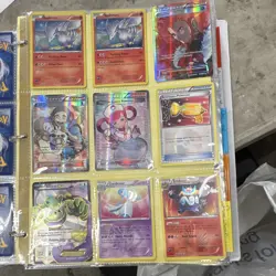 Pokemon TCG Holo Card Lot Binder - 9 Cards Reshiram Gardevoir Emboar Bureau EX - Image 1
