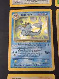 Vintage Holo Rare Pokemon Card Lot 1999/2000 - Base Set, Jungle, Fossil - MP/HP - Image 5