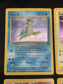 Vintage Holo Rare Pokemon Card Lot 1999/2000 - Base Set, Jungle, Fossil - MP/HP - Image 2