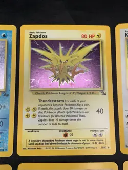 Vintage Holo Rare Pokemon Card Lot 1999/2000 - Base Set, Jungle, Fossil - MP/HP - Image 3