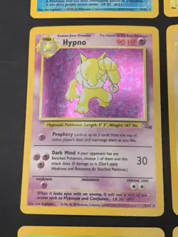 Vintage Holo Rare Pokemon Card Lot 1999/2000 - Base Set, Jungle, Fossil - MP/HP - Image 5