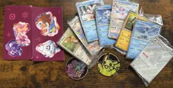 Pokemon 2025 Holiday Calendar Promos: coins, stamped cards, stickers - NO PACKS - Image 3