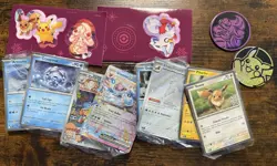 Pokemon 2025 Holiday Calendar Promos: coins, stamped cards, stickers - NO PACKS - Image 4