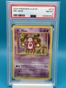 PSA 8 - 2023 POKEMON CLB-TRADING CARD GAME MR. MIME - Image 1