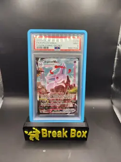 Espeon Vmax PSA 9 Fusion Strike Alt Art Pokemon Card 270/264 Full Art 2021 FA - Image 1