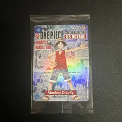 One Piece College Basketball US Voyage Monkey.D.Luffy Card *SEALED* - Image 1