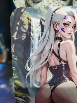 1/1 Only 1 Made Daki Waterfall Bikini Demon Slayer Southern Customs Waifu Card - Image 2