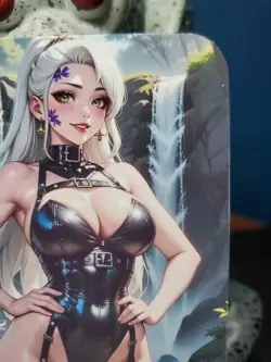 1/1 Only 1 Made Daki Waterfall Bikini 2 Demon Slayer Southern Customs Waifu Card - Image 3