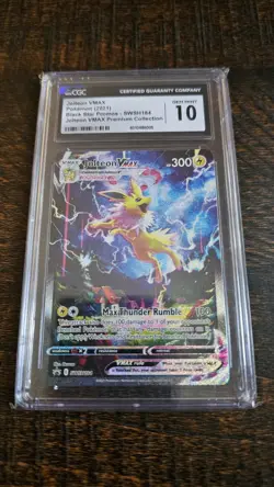 Jolteon VMAX Swsh184 CGC 10 Pokemon Card Sword Shield - Image 1