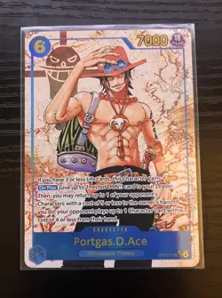 OP13-119 Portgas D Ace SEC Alt Art One Piece Card Game TCG Mint English - Image 1