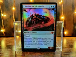 MTG Thunderous Velocipede - Foil - DFT - M - 0183 Near Mint - Image 1