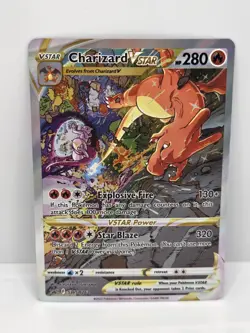 Pokemon TCG Charizard VSTAR SWSH262 Holo Black Star Promo - Image 1