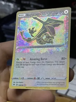 Rayquaza 138/185 Vivid Voltage 2020 Amazing Rare Holo Pokemon Card TCG - Image 4