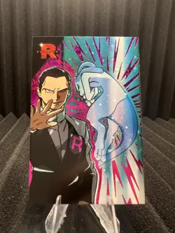 Tube Mewtwo & Giovanni - Purple Holo Box Hit - Team Rocket Database - Pokemon - Image 1