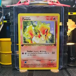 Ponyta 1st Edition Team Rocket Pokemon TCG 64/82 Unlimited Common - Image 1