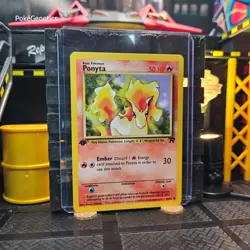 Ponyta 1st Edition Team Rocket Pokemon TCG 64/82 Unlimited Common - Image 3