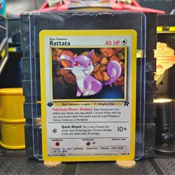 Rattata 1st Edition Team Rocket Pokemon TCG 66/82 Unlimited Common - Image 1