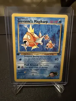 2000 Pokemon 1st Edition Gym Challenge Giovanni's Magikarp | Pack Fresh - Image 1