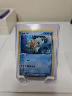 Pokemon 2006 Squirtle Holo Stamp 63/100 Crystal Guardians LP - Image 1