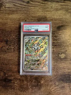 Pokemon 2024 SVP en Magneton Surging Sparks ETB Promo #159 PSA Mint 9 - Image 1