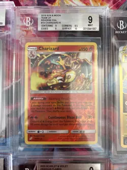 Pokemon 10x Graded Bgs Lot Charizard, Pikachu N More Lot#5 - Image 5