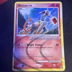 Pokemon Arceus AR3 Platinum Holo 2009 - Image 1