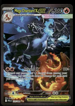 Mega Charizard X ex - 125/094 - SIR - Phantasmal Flames - Pokemon Card - NM/M - Image 1
