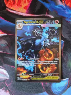 Mega Charizard X ex 125/094 SIR Phantasmal Flames Pokemon Card NM - Image 1