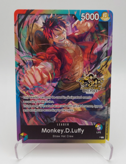 Monkey D. Luffy - Promo Leader - 3rd Anniversary Tournament Pack - One Piece TCG - Image 1