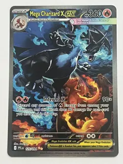 Mega Charizard X ex - 125/094 - SIR - Phantasmal Flames - Pokemon Card - NM/M - Image 1