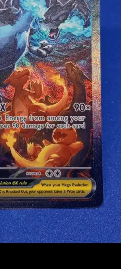 Mega Charizard X ex - 125/094 - SIR - Phantasmal Flames - Pokemon Card - NM/M - Image 5