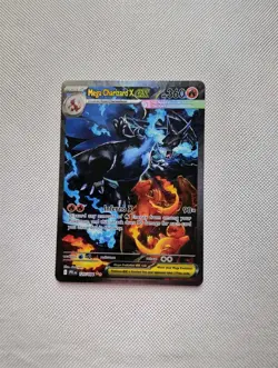 Mega Charizard X ex 125/094 SIR Phantasmal Flames Pokemon Card NM - Image 1