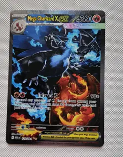 Mega Charizard X ex 125/094 SIR Phantasmal Flames Pokemon Card NM - Image 3