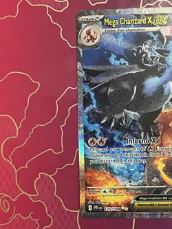 Mega Charizard X ex 125/094 SIR Phantasmal Flames Pokemon Card NM - Image 2