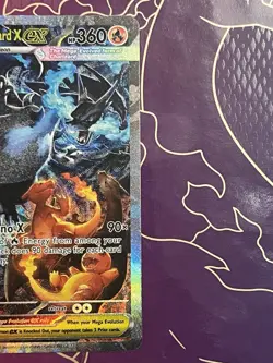 Mega Charizard X ex 125/094 SIR Phantasmal Flames Pokemon Card NM - Image 3
