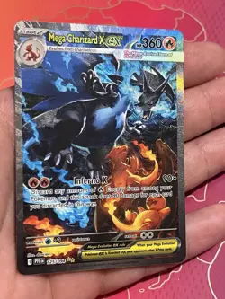 Mega Charizard X ex 125/094 SIR Phantasmal Flames Pokemon Card NM - Image 5