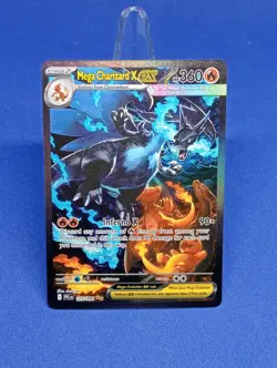 Mega Charizard X ex - 125/094 - SIR - Phantasmal Flames - Pokemon Card - NM/M - Image 1