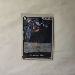 St. Marcus Mars Holo OP13-091 Carrying On His Will One Piece TCG Mint QckShip - Image 1