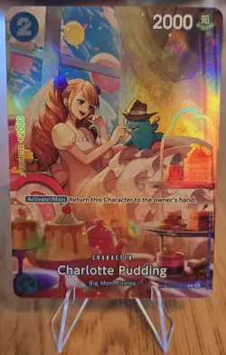 One Piece OP10 Royal Blood Charlotte Pudding SP ST12-012 Alt English NM - Image 1