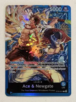 Ace and Newgate L ST22-001 Starter Deck Ace Newgate One Piece English - Image 1
