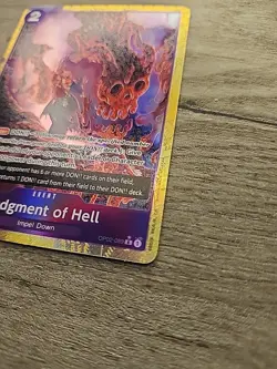 Judgement of Hell OP02-089 Alt Art Rare One Piece PRB-01 NM English - Image 5