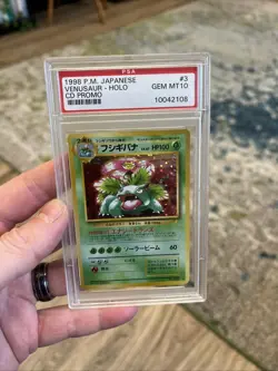 1998 POKEMON JAPANESE CD PROMO #3 VENUSAUR-HOLO, PSA 10 - Gem Mint! - Image 4