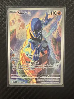 Sawk 130/086 Illustration Rare Pokemon TCG SV: White Flare NM - Image 1