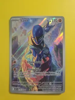 Sawk 130/086 Sv: White Flare Holo Pokemon TCG Illustration Rare - Image 1