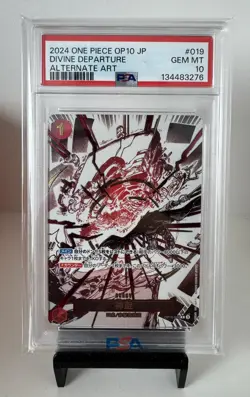 ALTERNATE ART DIVINE DEPARTURE One Piece Royal Blood Japanese OP10-019 R PSA 10 - Image 1
