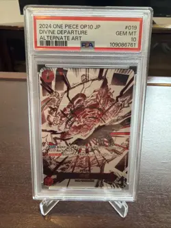 ALTERNATE ART DIVINE DEPARTURE One Piece Royal Blood Japanese OP10-019 R PSA 10 - Image 1